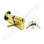Cilindro Tesa TE5 50x30mm latonado com botão