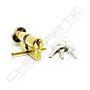 Cilindro Yale YL5 de botão 30x30mm latonado