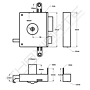Fechadura AGC 792 12D