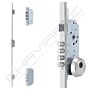 Fechadura multiponto 3 pontos TESA TLB, chapa em U, entrada 60mm, aço inox