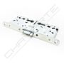 Fechadura antipânico CF50, entrada 65 mm, c/redutor e quadra passante, zincado