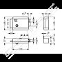 Fechadura elétrica de sobrepor Yale 67400601, direita