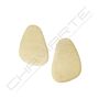 Mini palmilha Chaviarte Gel microfibra bege