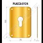 Placa substituição AF  0124 Latão