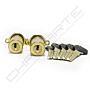Cilindro ST8 Chaviarte ST8F3636L latonado, para portas Fichet
