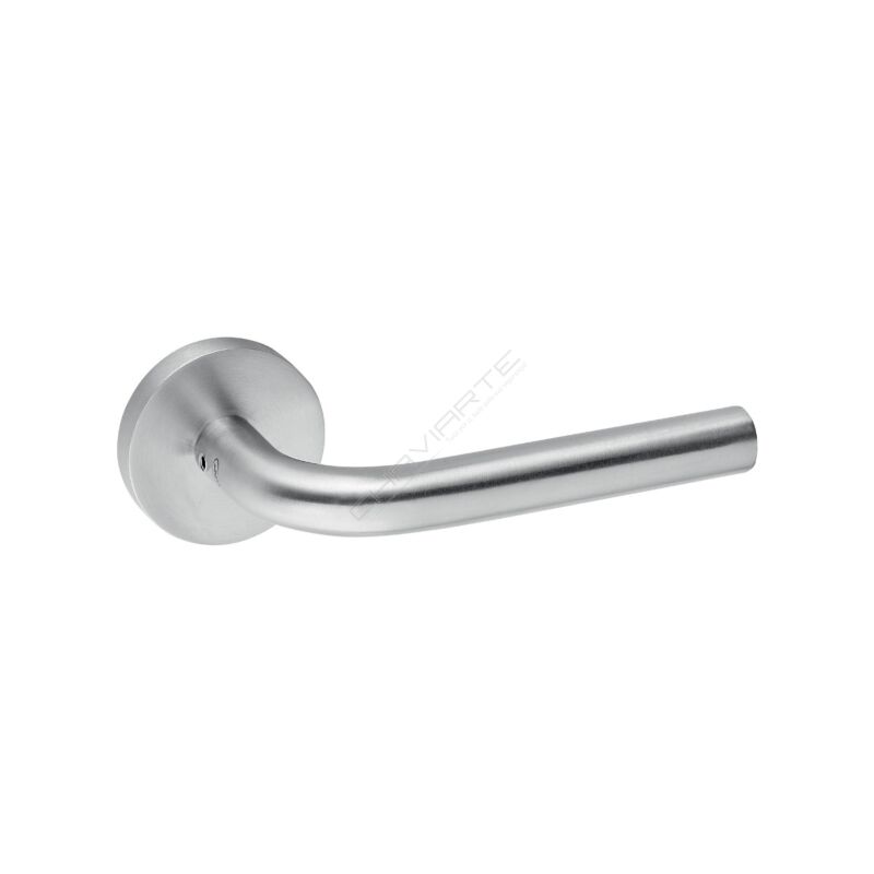 Puxador de muleta JNF, sem roseta, inox satinado
