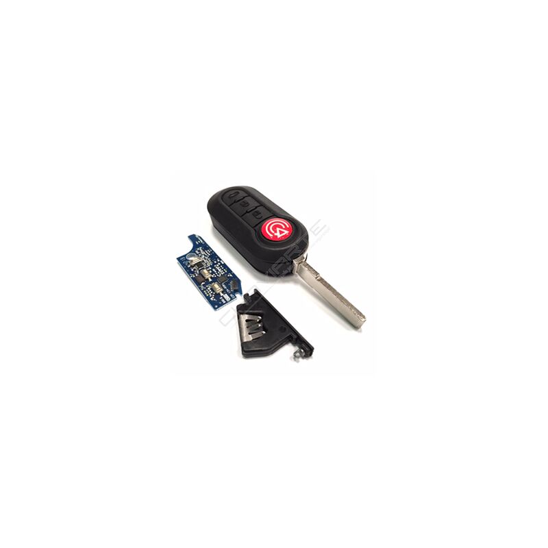 Comando Fiat Três Botões  Zed Full Fir106S