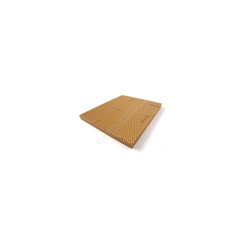 Placa de Borracha para capas Europa 56cm X 42cm  E=6mm Beje