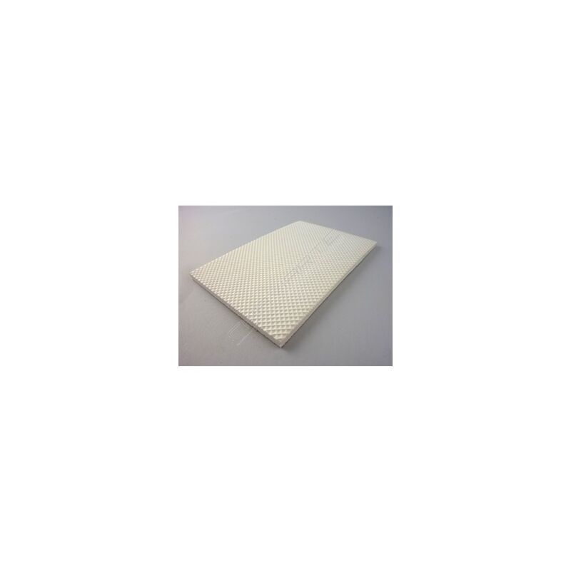 Placa microporosso Rombos  53cm X 90cm E=6mm Branco
