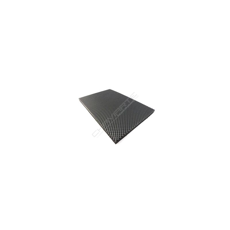 Placa microporosso Rombos 53cm X 90cm E=9mm Preto