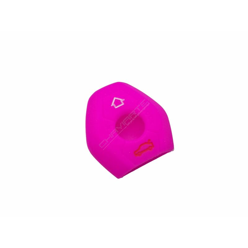 Capa silicone BMW, três botões, rosa