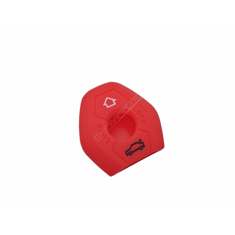 Capa silicone BMW, três botões, vermelho