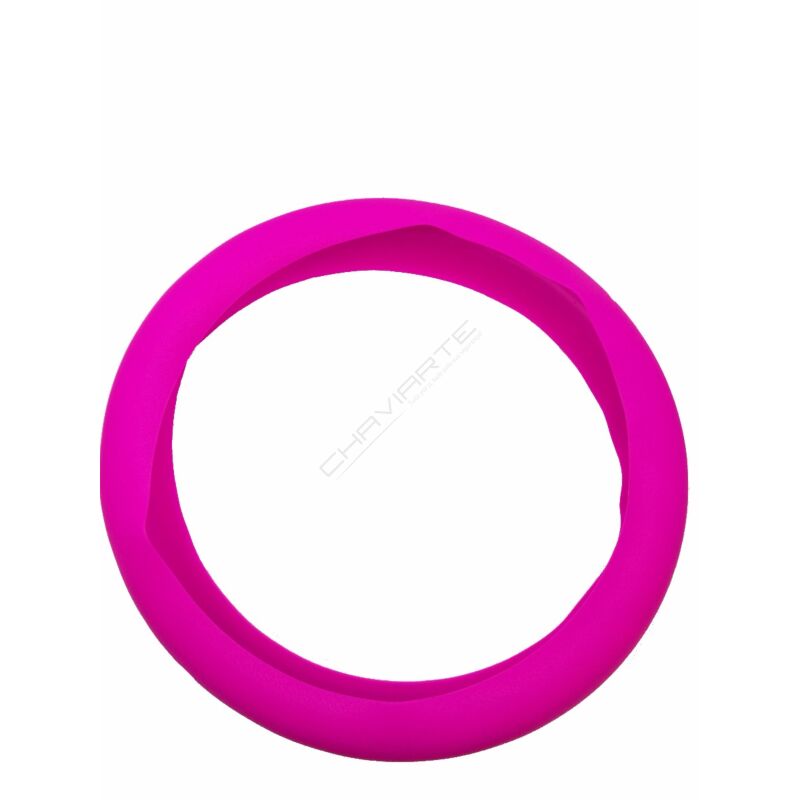 Capa de volante em silicone, rosa