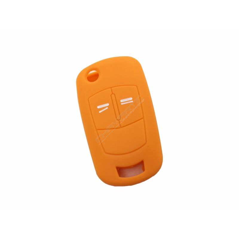 Capa silicone Opel, flip dois botões, laranja