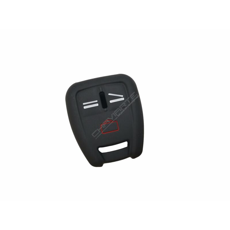 Capa silicone Opel, três botões, negra