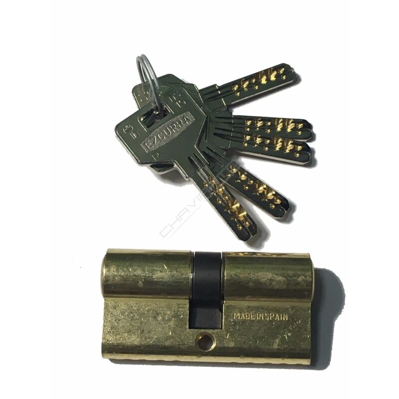 Cilindro Ezcurra DS15 40x40mm latonado