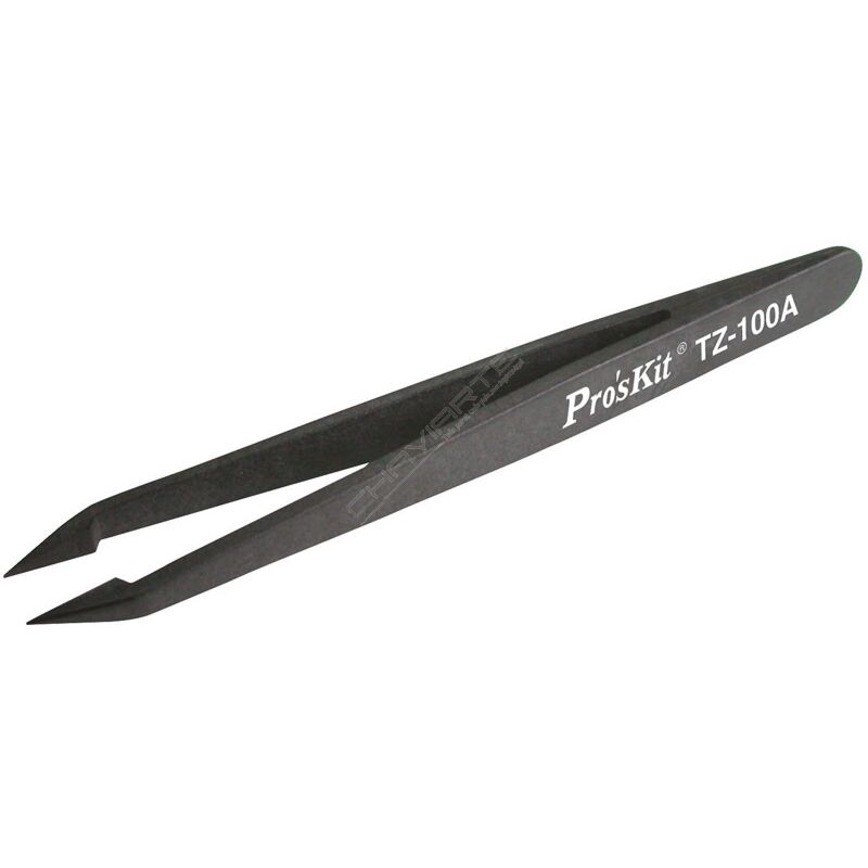 Pinça Pá de Precisão Com Ponta Fina