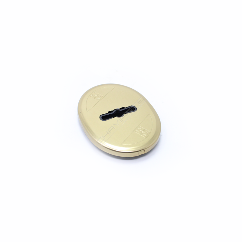 Espelho oval Mottura, para chave de duplo palhetão, bronze
