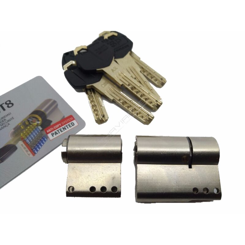 Cilindro ST8 Chaviarte modular niquelado