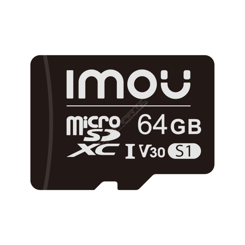 Cart&atilde;o IMOU MicroSD 64GB UHS-I Classe 10 U3 V30 (ST2-64-S1)