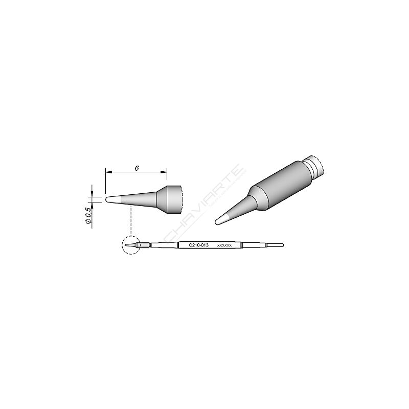 Cartucho Conico C210013 De 0.5mm