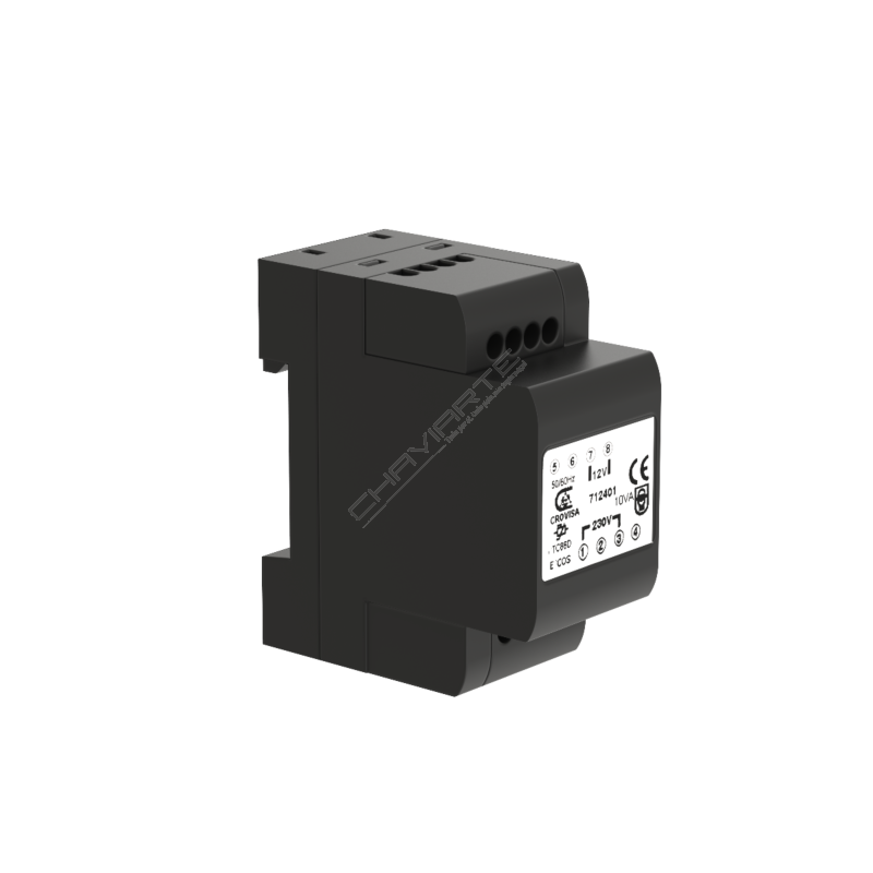 Transformador O&C PS1210T 230V 12VAC - 10VA DIN