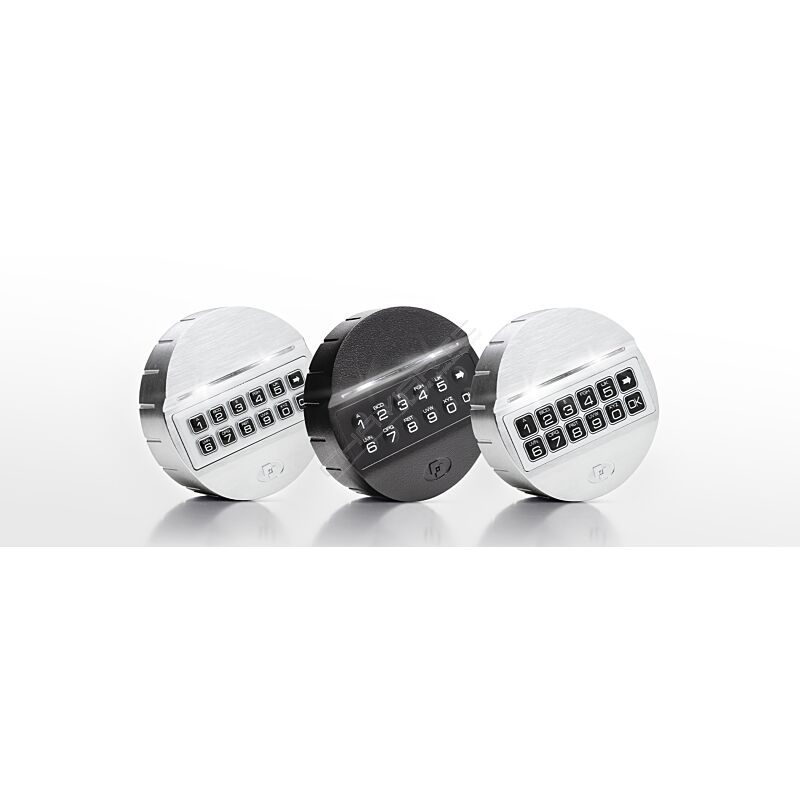 Fechadura Universal +Duplo Teclado Negro + Interface
