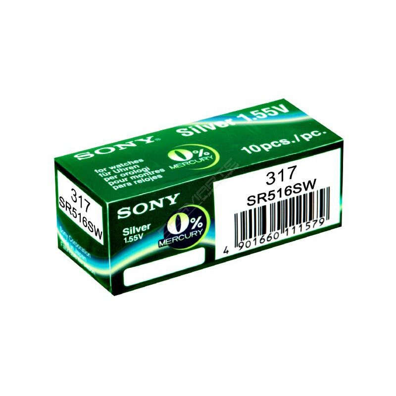 Pilha SR0516SW, 317
