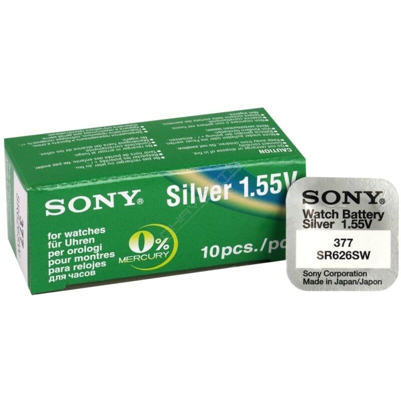 Pilha SR0626SW, 377-A1