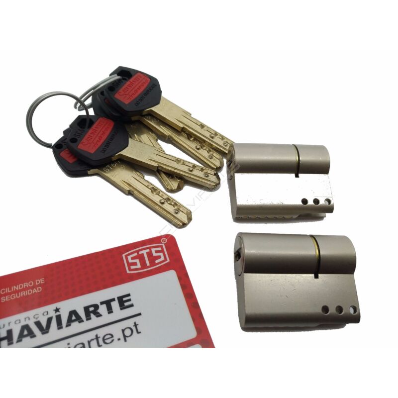 Cilindro ST6 Chaviarte modular niquelado