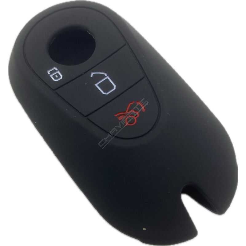 Capa Silicone Mercedes Três Botões Smartkey Proxim