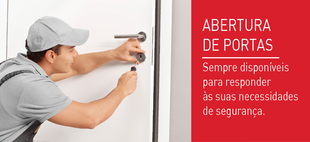 Abertura de Portas Chaviarte - Servi&ccedil;os de Emergencia ao Domicilio, Troca de Fechaduras